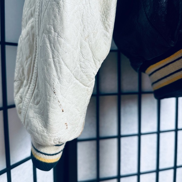 Wu-Wear USA Authentic Original Leather RARE Vintage 90s Jacket - Picture 10 of 14